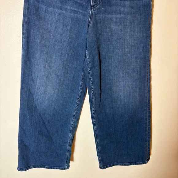 Rag & Bone Annie Wide Leg Ankle Length Medium Wash Jeans Size 26